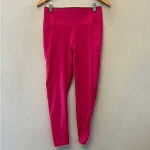 GAP Pink Leggings High Waist Performance Fit Size M EUC